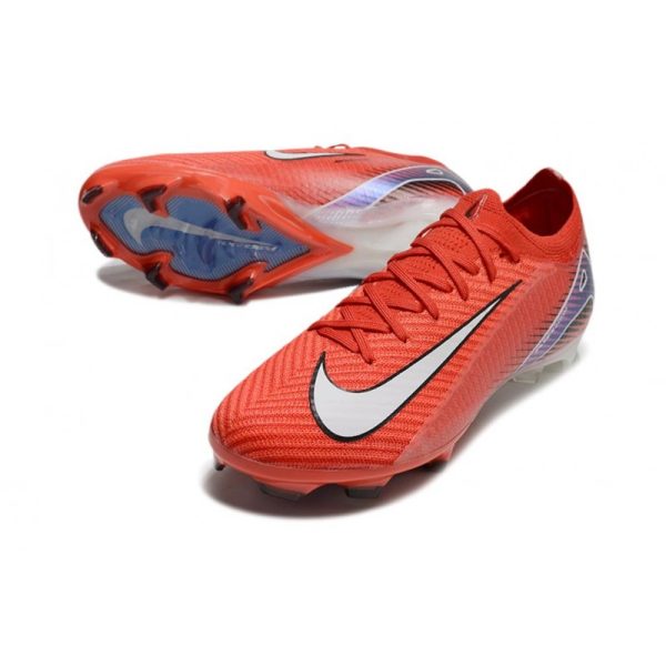 Chaussures de Football Nike Mercurial Vapor 16 Elite FG Rouge Blanc