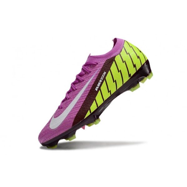 Chaussures de Football Nike Mercurial Vapor 16 Elite FG Violet Jaune Blanc