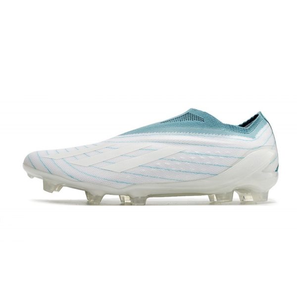 Chaussures de Football adidas Copa Pure + FG Blanc Gris Deux Bleu Seconde Main