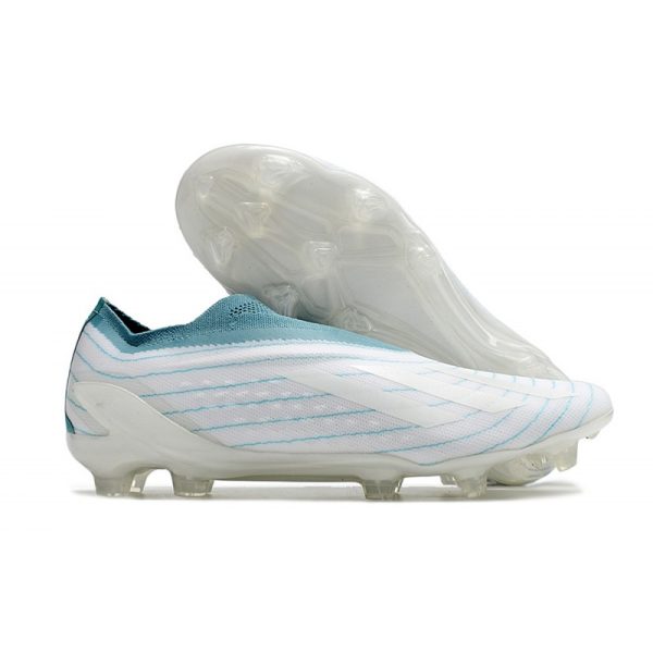 Chaussures de Football adidas Copa Pure + FG Blanc Gris Deux Bleu Seconde Main