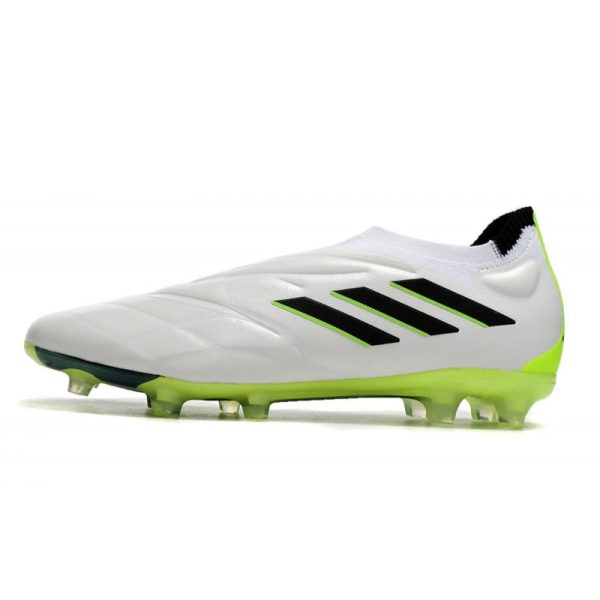 Chaussures de Football adidas Copa Pure + FG Blanc Noir Citron Lucide