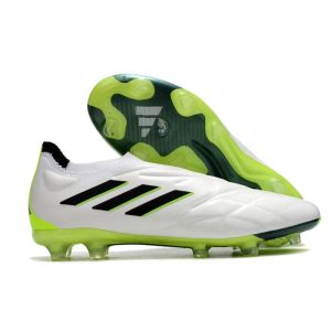 Chaussures de Football adidas Copa Pure + FG Blanc Noir Citron Lucide