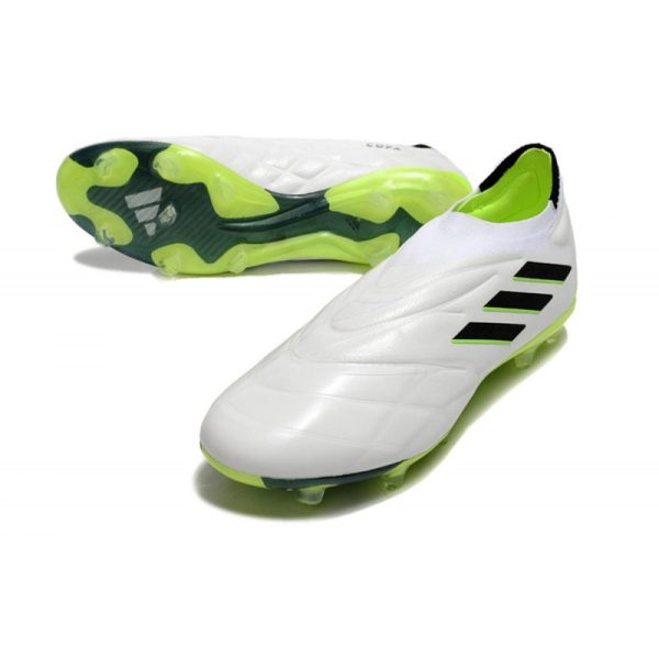 Chaussures de Football adidas Copa Pure + FG Blanc Noir Citron Lucide