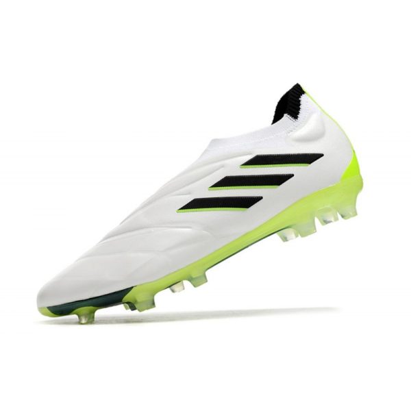 Chaussures de Football adidas Copa Pure + FG Blanc Noir Citron Lucide