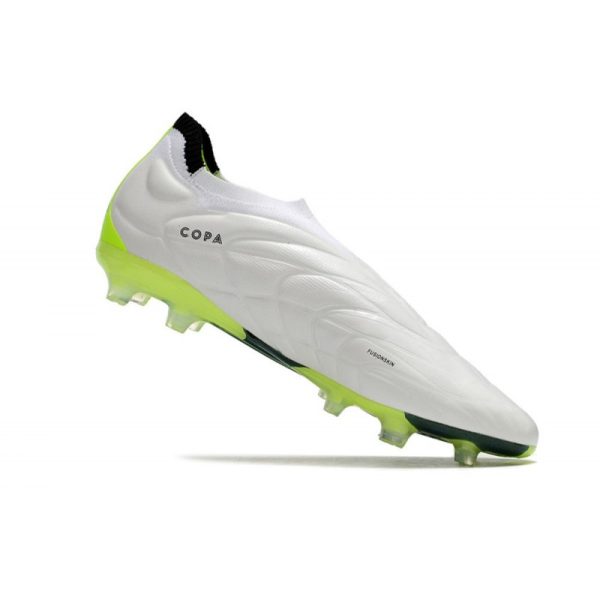 Chaussures de Football adidas Copa Pure + FG Blanc Noir Citron Lucide