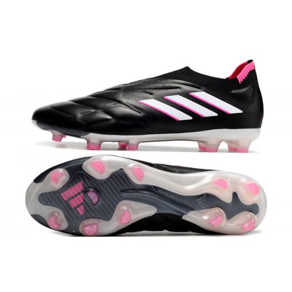 Chaussures de Football adidas Copa Pure + FG Noir Zero Met Rose Equipe Choc