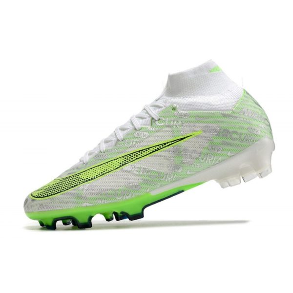 Crampon Nike Zoom Mercurial Superfly IX Elite FG Blanc Vert