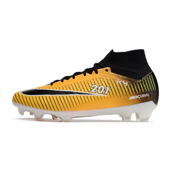 Crampon Nike Zoom Mercurial Superfly IX Elite FG Jaune Noir