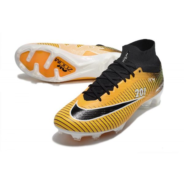 Crampon Nike Zoom Mercurial Superfly IX Elite FG Jaune Noir