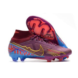 Crampon Nike Zoom Mercurial Superfly IX Elite FG KM Remolacha Oscura Mtlc Vivid Dorado