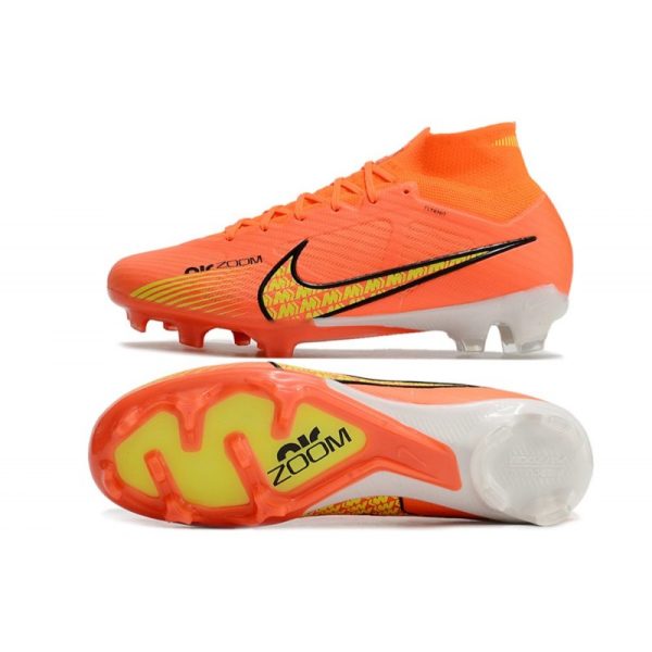 Crampon Nike Zoom Mercurial Superfly IX Elite FG Orange Jaune