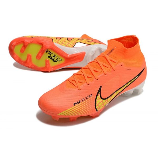 Crampon Nike Zoom Mercurial Superfly IX Elite FG Orange Jaune