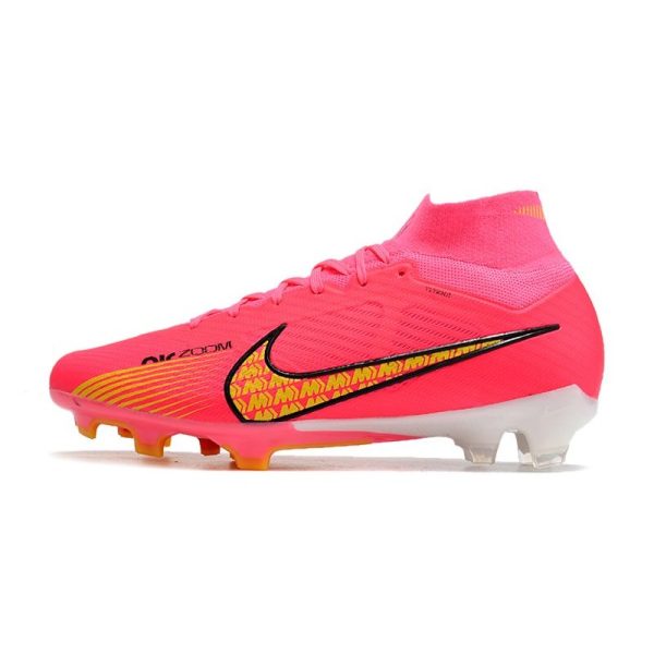 Crampon Nike Zoom Mercurial Superfly IX Elite FG Rosa Or