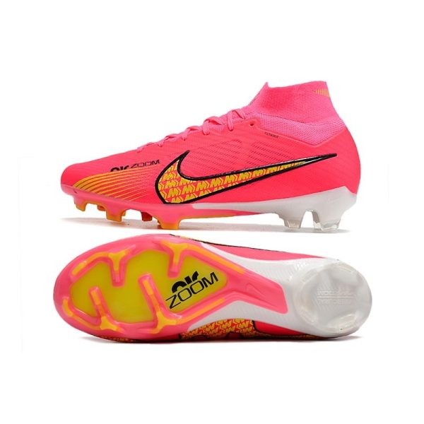 Crampon Nike Zoom Mercurial Superfly IX Elite FG Rosa Or