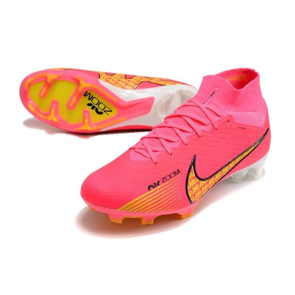 Crampon Nike Zoom Mercurial Superfly IX Elite FG Rosa Or