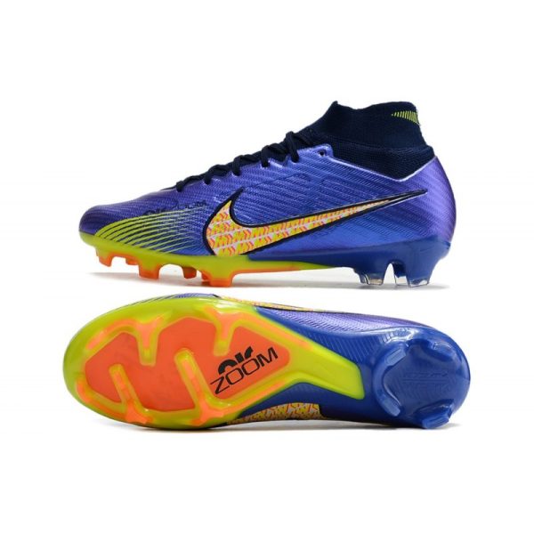 Crampon Nike Zoom Mercurial Superfly IX Elite FG Violet Jaune