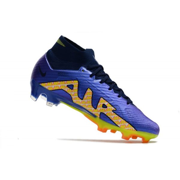 Crampon Nike Zoom Mercurial Superfly IX Elite FG Violet Jaune