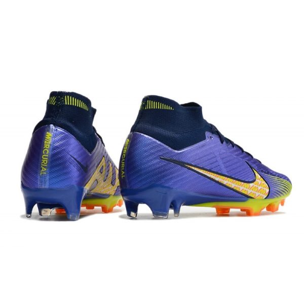 Crampon Nike Zoom Mercurial Superfly IX Elite FG Violet Jaune