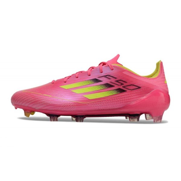 Crampon de Foot Adidas F50 Elite FG Rose Jaune