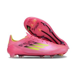 Crampon de Foot Adidas F50 Elite FG Rose Jaune