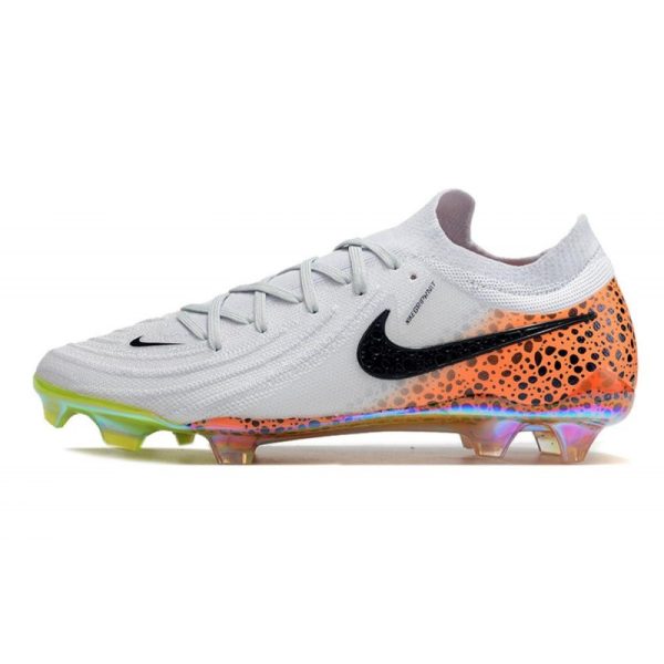 Crampons Nike Phantom GX Elite FG Blanc Noir Orange
