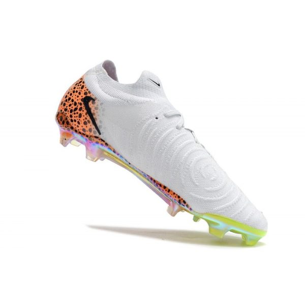 Crampons Nike Phantom GX Elite FG Blanc Noir Orange