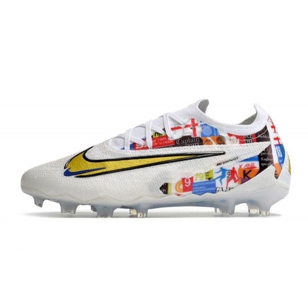 Crampons Nike Phantom GX Elite FG Blanc Or