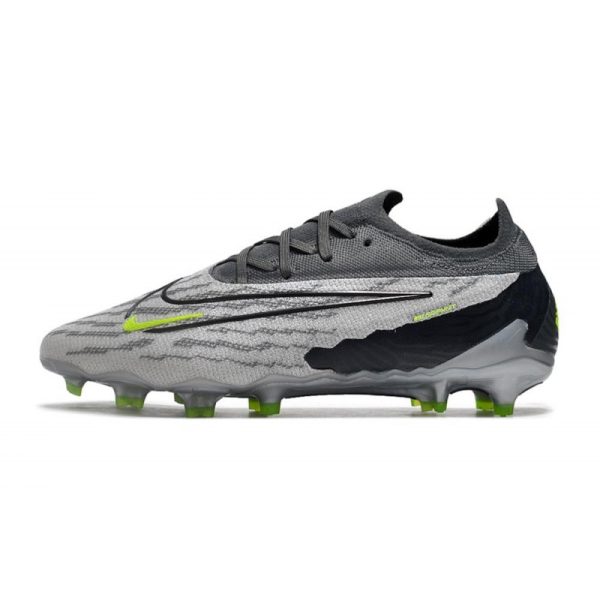 Crampons Nike Phantom GX Elite FG Gris Noir