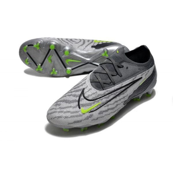 Crampons Nike Phantom GX Elite FG Gris Noir