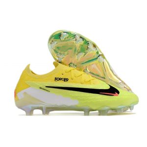 Crampons Nike Phantom GX Elite FG Jaune Vert Noir