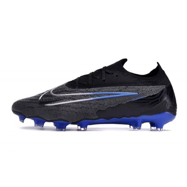 Crampons Nike Phantom GX Elite FG Noir Chrome Hyper Royal