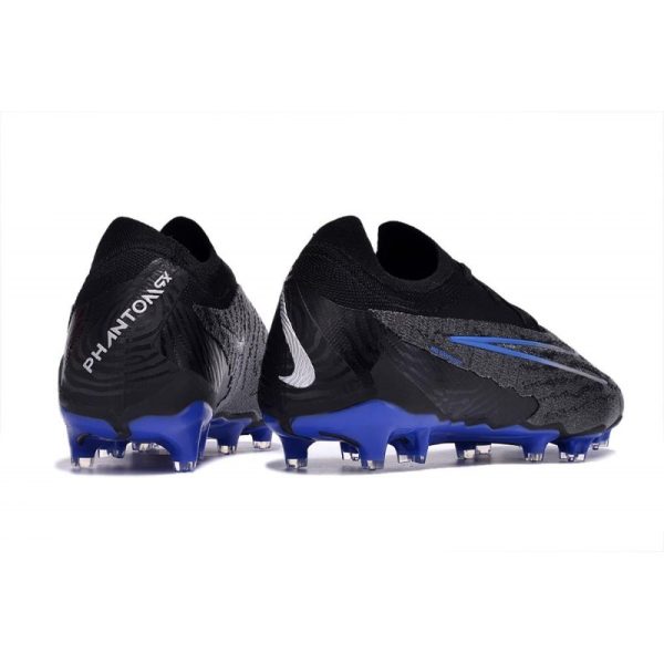 Crampons Nike Phantom GX Elite FG Noir Chrome Hyper Royal