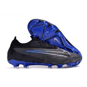 Crampons de foot Nike Phantom GX Elite FG Noir Chrome Hyper Royal