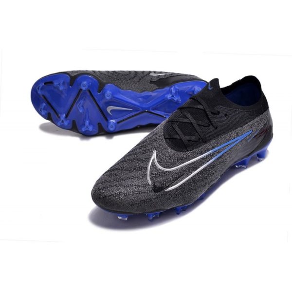 Crampons Nike Phantom GX Elite FG Noir Chrome Hyper Royal