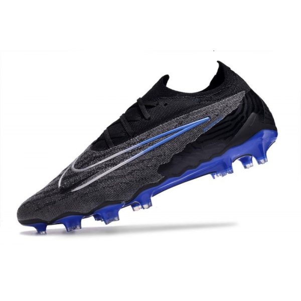 Crampons Nike Phantom GX Elite FG Noir Chrome Hyper Royal