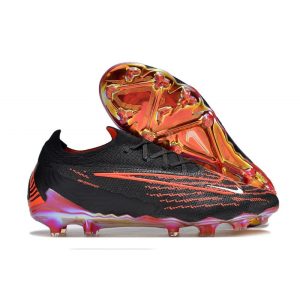 Chaussures de foot Nike Phantom GX Elite FG Noir Cramoisi Blanc