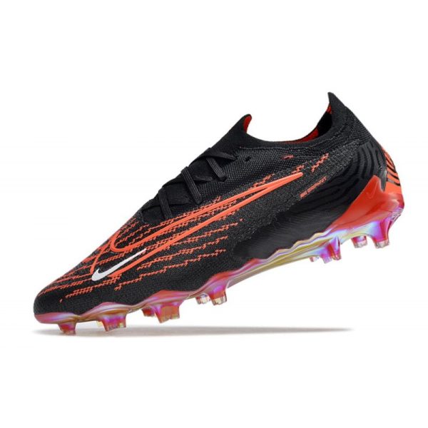 Crampons Nike Phantom GX Elite FG Noir Cramoisi Blanc