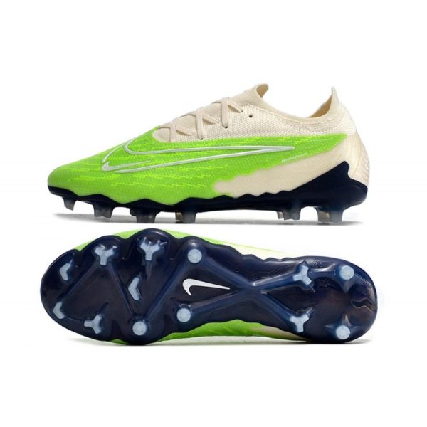 Crampons Nike Phantom GX Elite FG Vert Blanc
