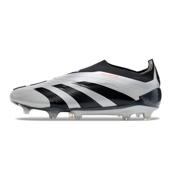 Crampons adidas Predator Elite LL FG Argent Noir