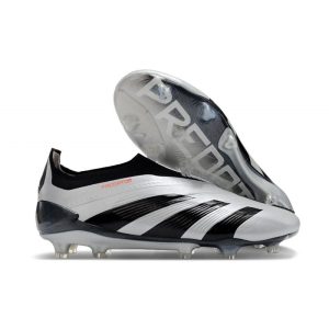 Chaussures de foot adidas Predator Elite LL FG Argent Noir