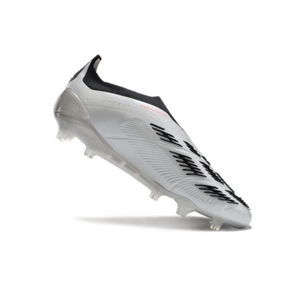 Crampons adidas Predator Elite LL FG Argent Noir