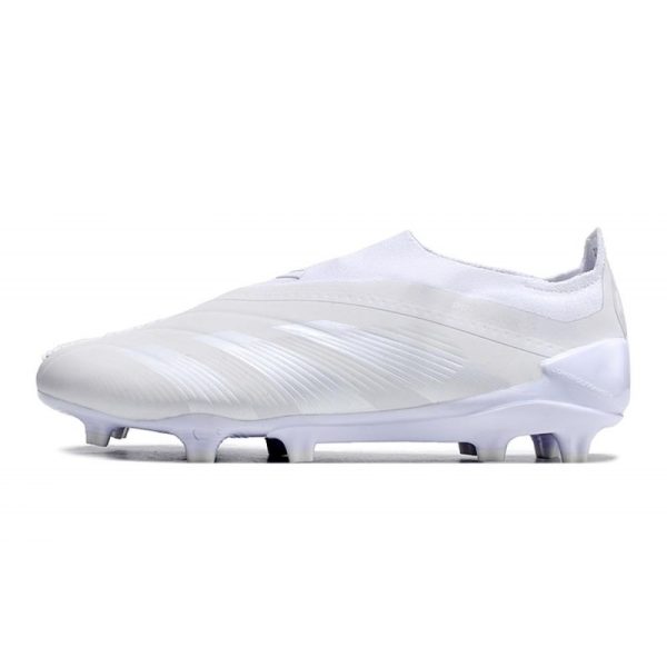 Crampons adidas Predator Elite LL FG Blanc Argent Mét
