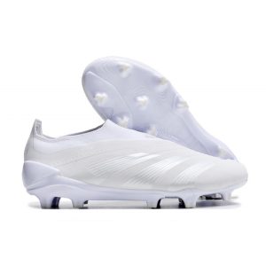 Crampons adidas Predator Elite LL FG Blanc Argent Mét