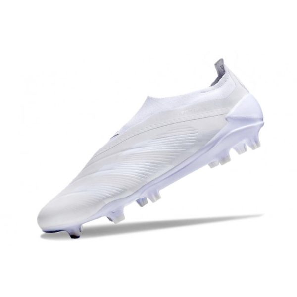 Crampons adidas Predator Elite LL FG Blanc Argent Mét