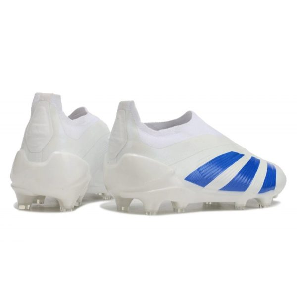 Crampons adidas Predator Elite LL FG Blanc Bleu