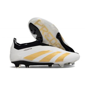 Chaussures de foot adidas Predator Elite LL FG Blanc Or