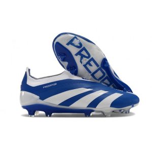 Chaussures de foot adidas Predator Elite LL FG Bleu Blanc