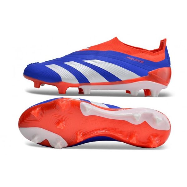 Crampons adidas Predator Elite LL FG Bleu Blanc Rouge
