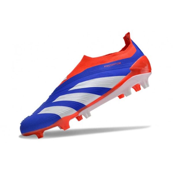 Crampons adidas Predator Elite LL FG Bleu Blanc Rouge