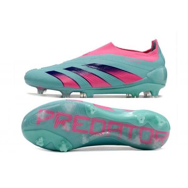 Crampons adidas Predator Elite LL FG Bleu Rose